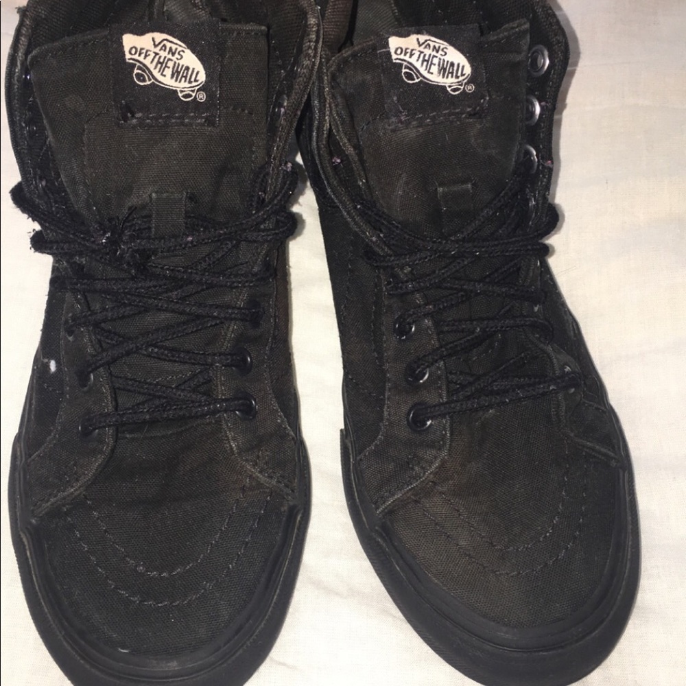 Black high top vans